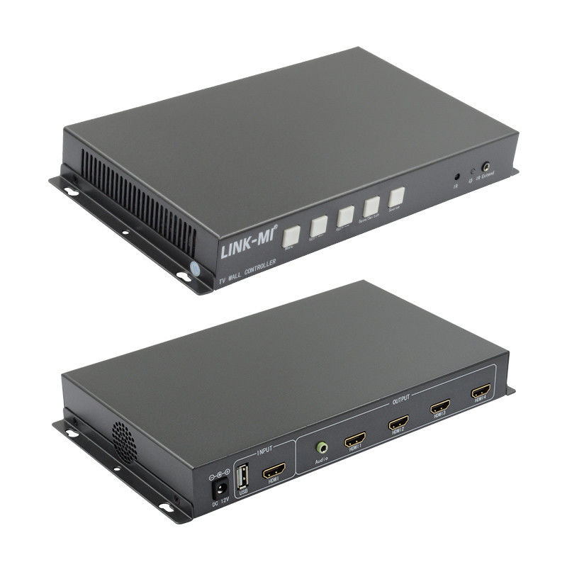 2X2 مراقب جدار الفيديو يدعم HDMI مدخل إشارة USB 1080P للإعلان