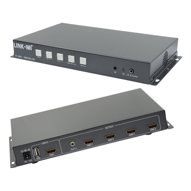 2X2 مراقب جدار الفيديو يدعم HDMI مدخل إشارة USB 1080P للإعلان