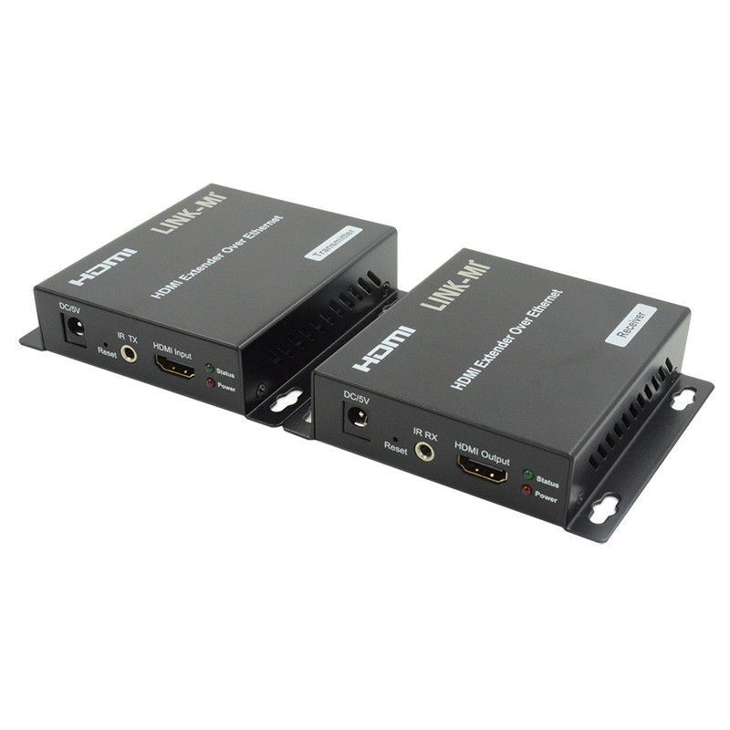 120M HDMI Extender AV عبر IP 1080P مع نقطة دعم IR إلى العديد إلى العديد من التسلسلات