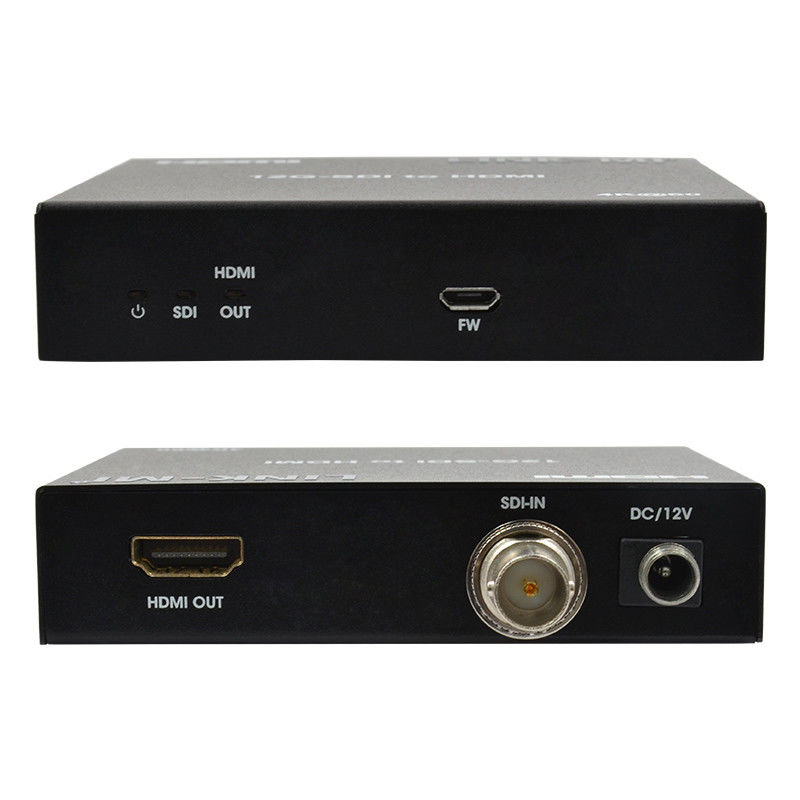 12G 6G 3G SDI إلى محول الفيديو HDMI دعم YUV4:2٢ ماكس 120 متر