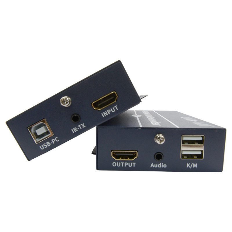 120m 4K KVM Extender HDMI عبر Cat 6 / Cat6e كابل للفأر لوحة المفاتيح