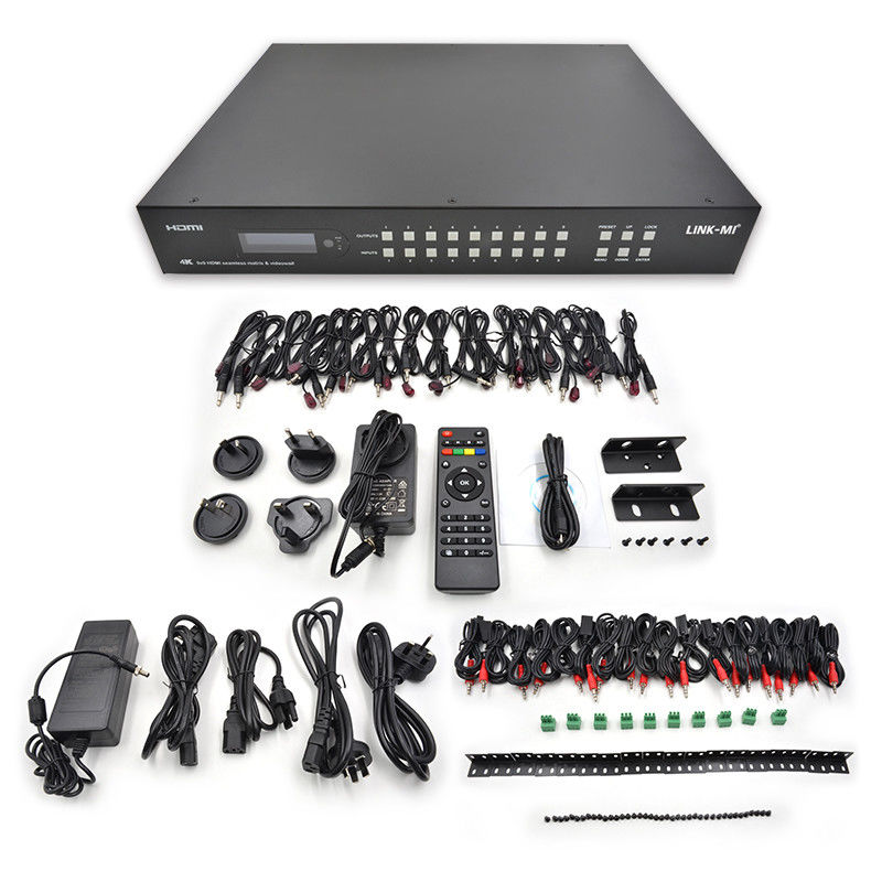 9x9 70M معالج حائط فيديو HDMI Hdmi Splitter 3x3 4K HDMI Matrix Extender
