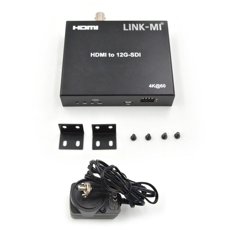 4K HDMI إلى محول SDI مع دعم Loop Out 12G 4K @ 60Hz EDID Max 120m