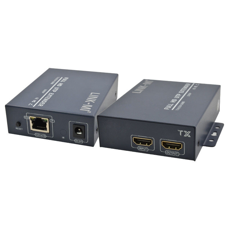 1080P 120M HDMI أكثر من Cat5E Cat6 كابل الموسع الفيديو مع وظيفة IR UTP الموسع