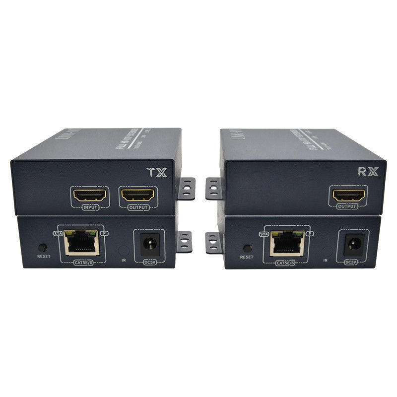 1080P 120M HDMI أكثر من Cat5E Cat6 كابل الموسع الفيديو مع وظيفة IR UTP الموسع