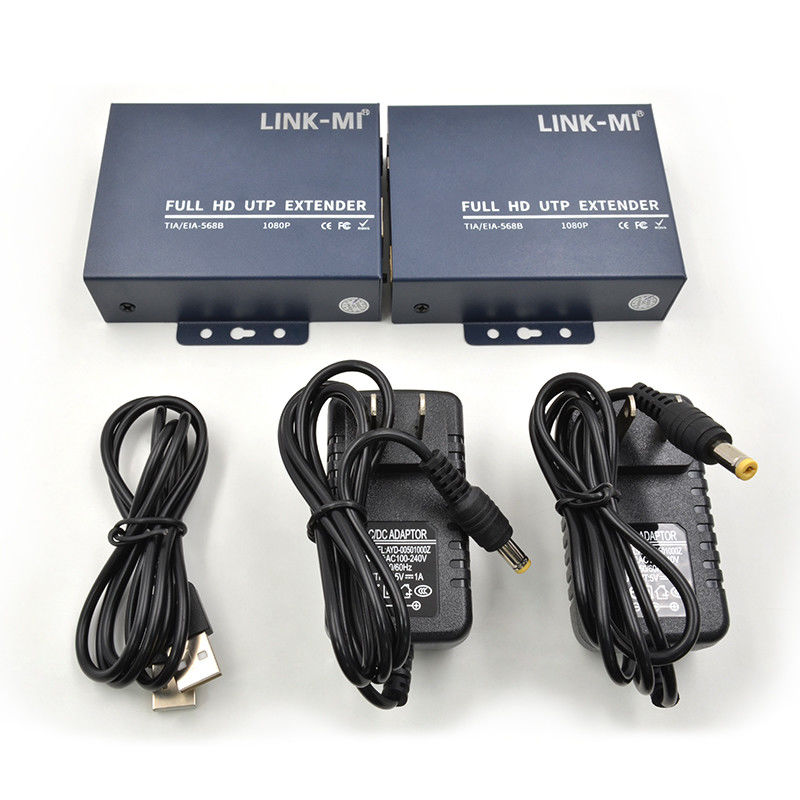 1080P 120M HDMI Extender KVM UTP Extender 148.5MHz عبر كابل Cat5E/6 IR اختياري