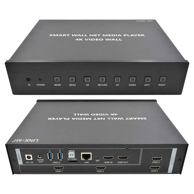 حاسوب حائط فيديو HDMI 2X2 4K لاعب الوسائط معالج حائط التلفزيون لـ 4 أجهزة تلفزيون