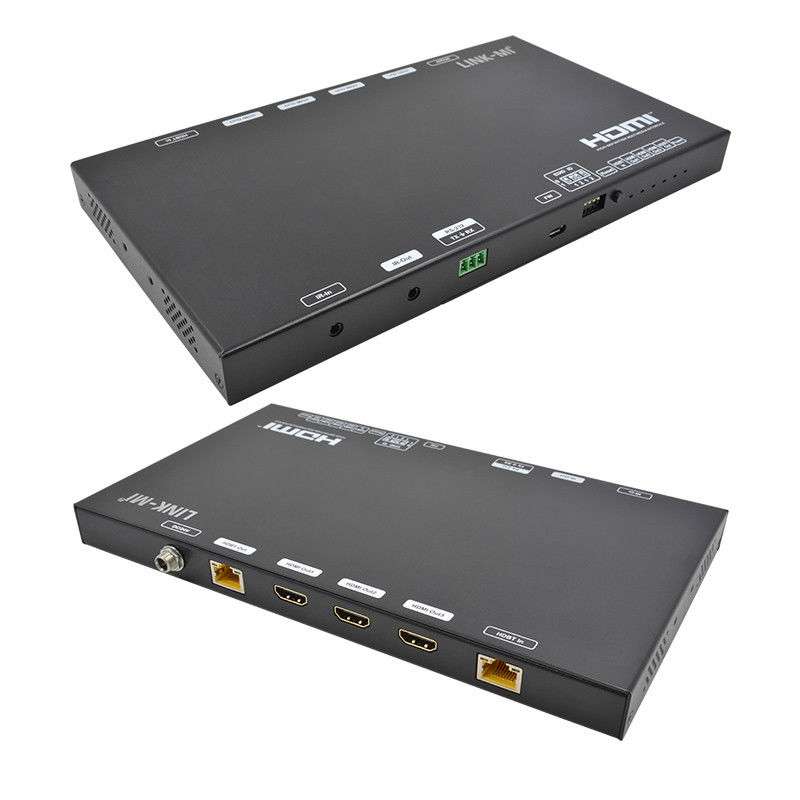 مكبر HDMI 70M AV عبر IP مع HDMI Loop Out IR RS232 لمكرر فيديو 4K60Hz