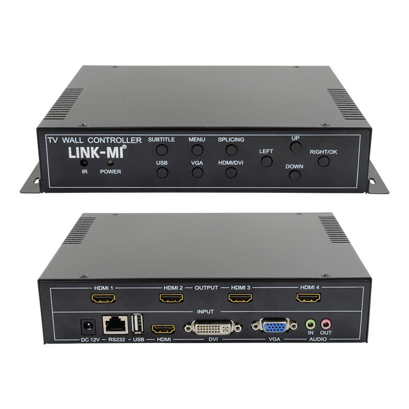 2X2 HDMI حاسوب حائط فيديو دعم 1X4 1X3 1X2 صندوق التلفزيون لـ 4 شاشات