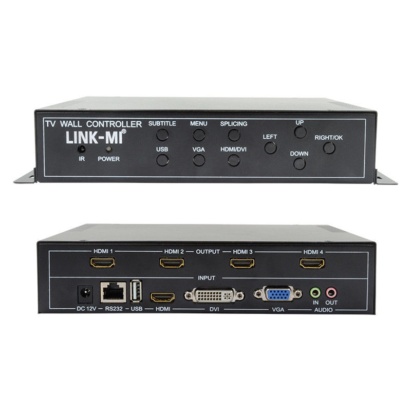 2X2 HDMI حاسوب حائط فيديو دعم 1X4 1X3 1X2 صندوق التلفزيون لـ 4 شاشات