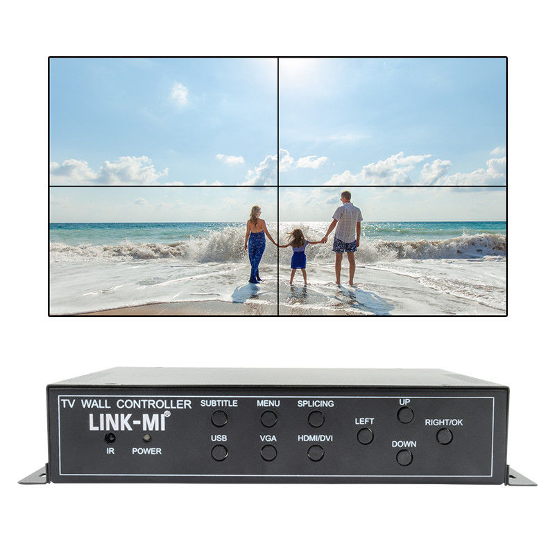 2X2 HDMI حاسوب حائط فيديو دعم 1X4 1X3 1X2 صندوق التلفزيون لـ 4 شاشات