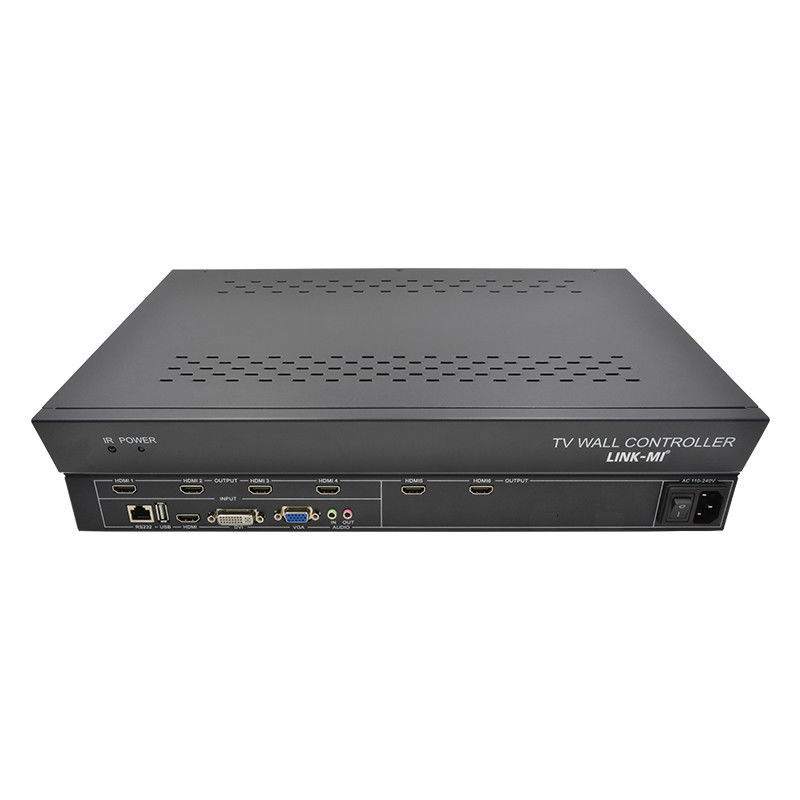 6 قنوات حاسوب حائط فيديو HDMI 2X3 حاسوب حائط LED لـ 6 أجهزة تلفزيون
