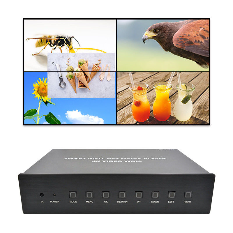 حاسوب حائط فيديو HDMI 2X2 4K لاعب الوسائط معالج حائط التلفزيون لـ 4 أجهزة تلفزيون