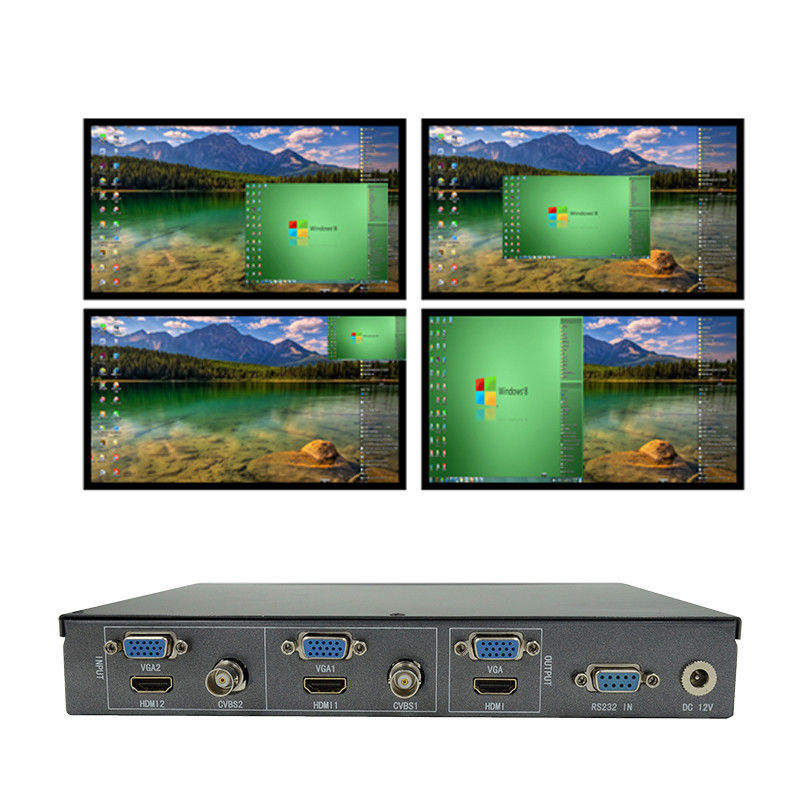 PIP POP 4k 60hz HDMI Switcher 2x1 Multiviewer أي صورة تكبير في / خارج 1080P