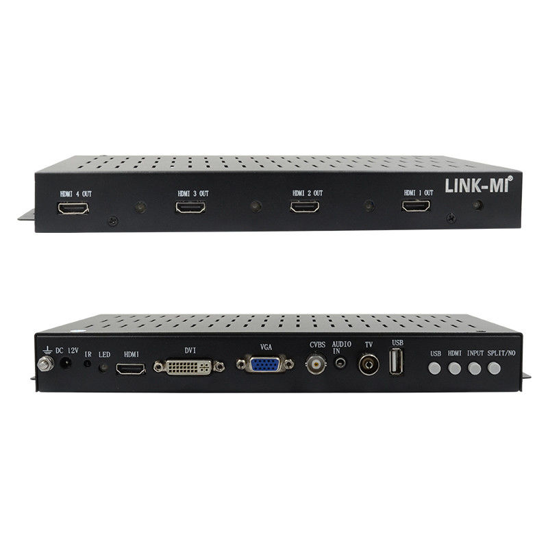 2X2 1X2 1X3 حاسوب حائط فيديو HDMI 1x4 1080P 90 درجة دوران لعرض الصور