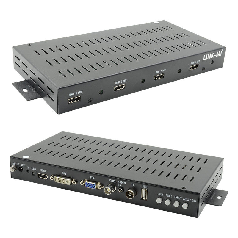 2X2 1X2 1X3 حاسوب حائط فيديو HDMI 1x4 1080P 90 درجة دوران لعرض الصور