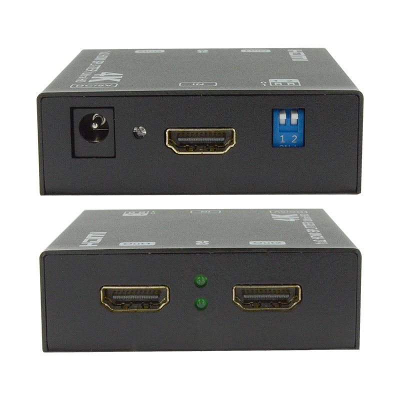 1X2 4K HDMI Extender Splitter دعم 4K2K EDID 3D 2 منفذ الفيديو