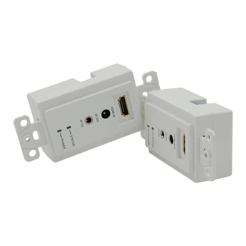 60m HDMI توسيع لوحة الحائط عبر Cat5e Cat 6 إلى HDMI دعم 3D IR