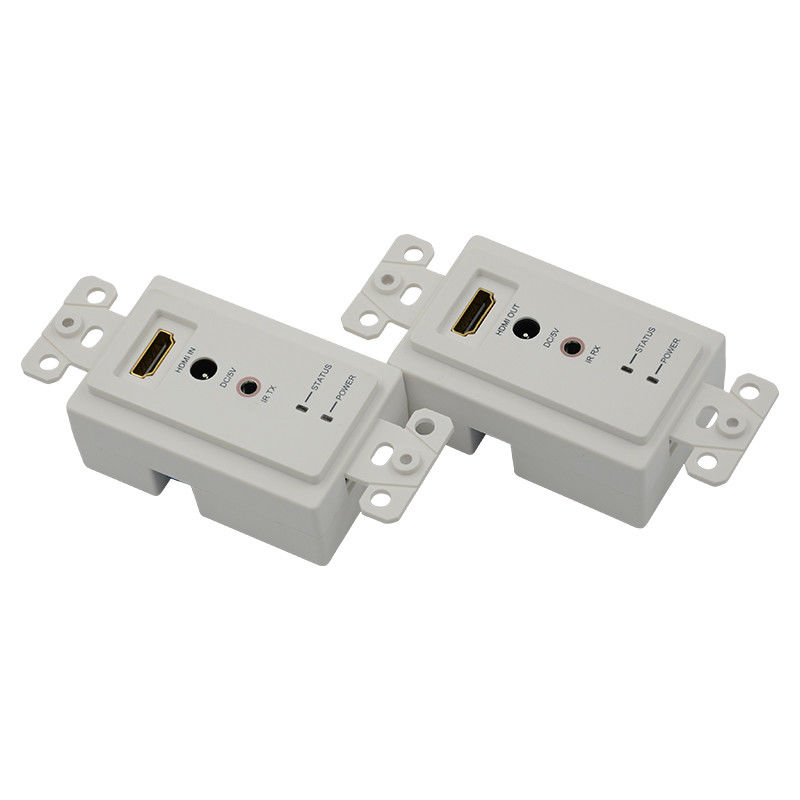 60m HDMI توسيع لوحة الحائط عبر Cat5e Cat 6 إلى HDMI دعم 3D IR