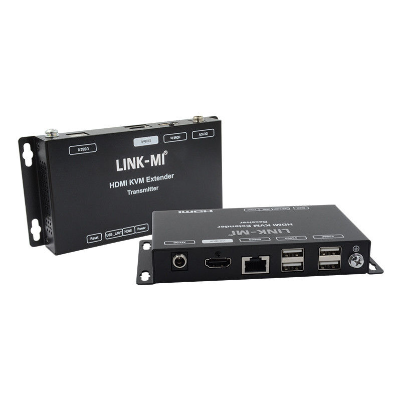 50M HDMI USB KVM Extender Up 50m 100m دعم POC مزدوج USB20