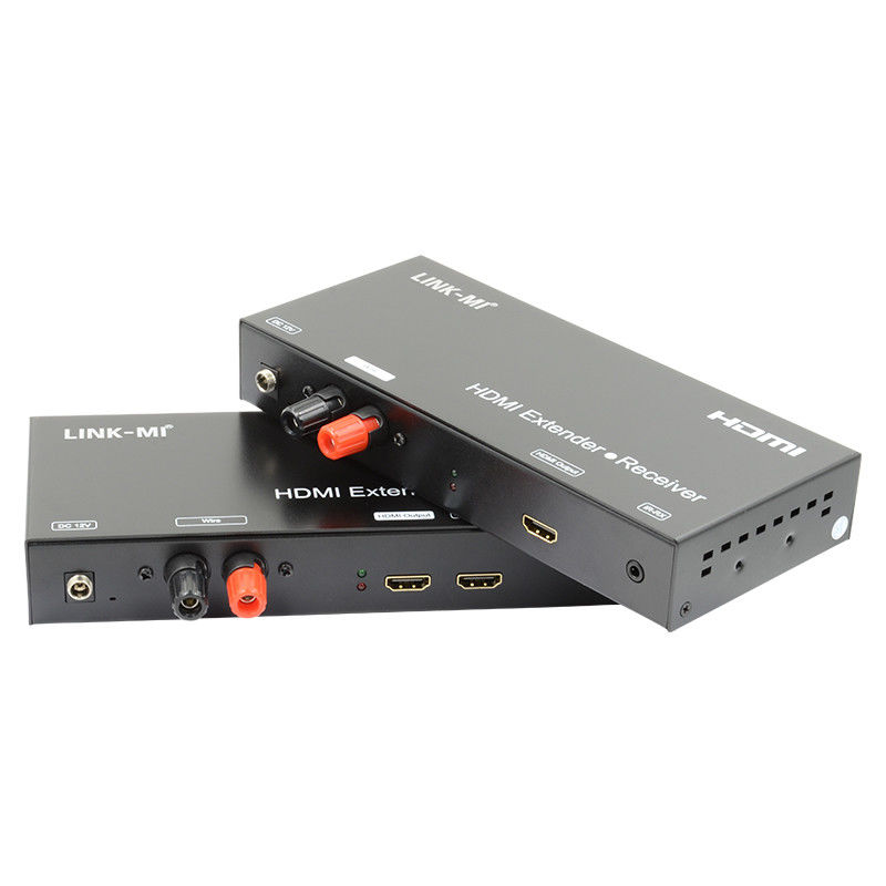 DTV HDTV AV عبر IP 1080P HDMI Extender عبر كابل 600M AV عبر كابل Cat5e / 6
