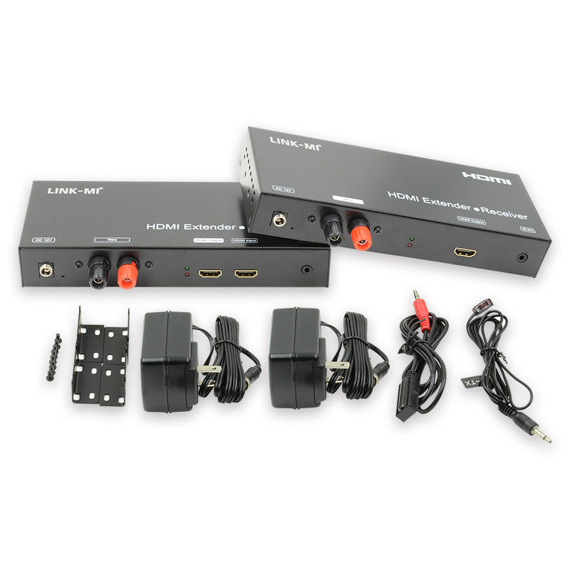 DTV HDTV AV عبر IP 1080P HDMI Extender عبر كابل 600M AV عبر كابل Cat5e / 6