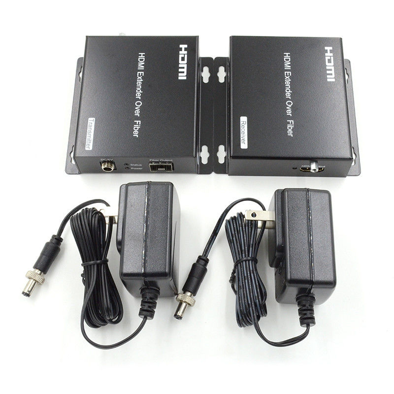 4K AV عبر IP Fiber HDMI KVM Extender دعم Unicast Multicast مع USB RS232