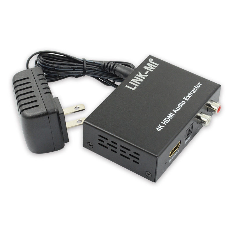 مخرج صوت 2K 4K HDMI لـ Apple TV مشغل بلو راي يدعم EDID ثلاثي الأبعاد