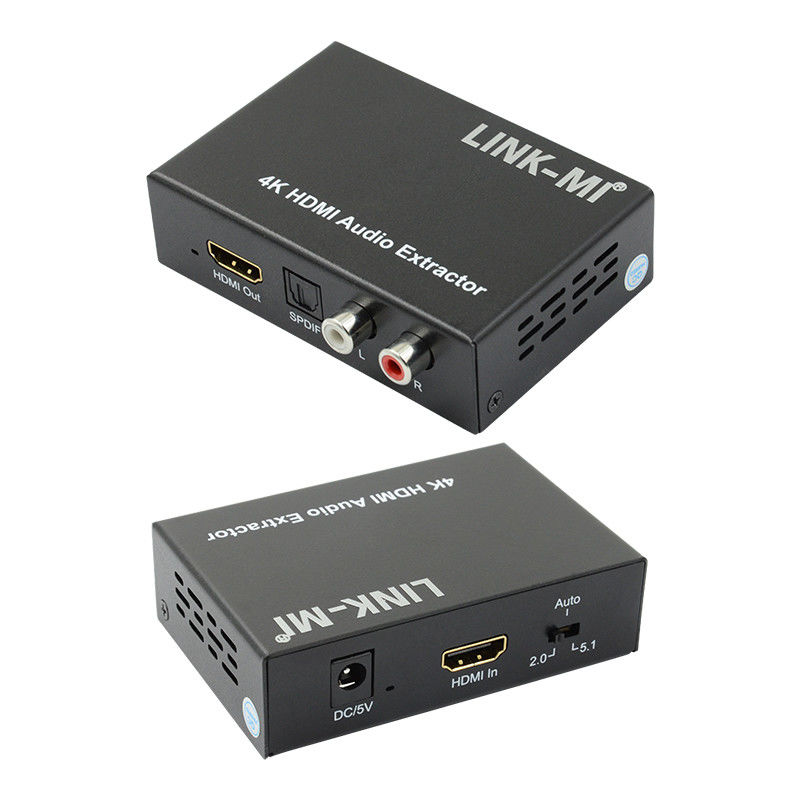 مخرج صوت 2K 4K HDMI لـ Apple TV مشغل بلو راي يدعم EDID ثلاثي الأبعاد