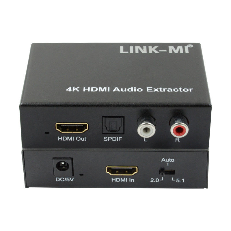 مخرج صوت 2K 4K HDMI لـ Apple TV مشغل بلو راي يدعم EDID ثلاثي الأبعاد
