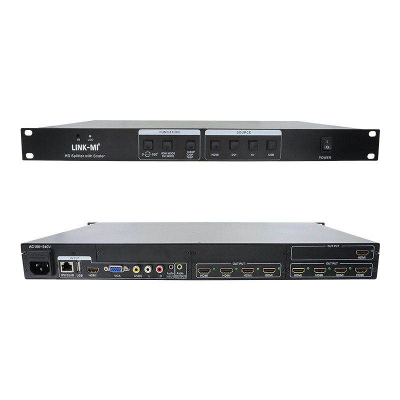 4X20 HDMI Splitter 4K مع Scaler Hdmi Audio Splitter 4k 4 إلى 20 قناة
