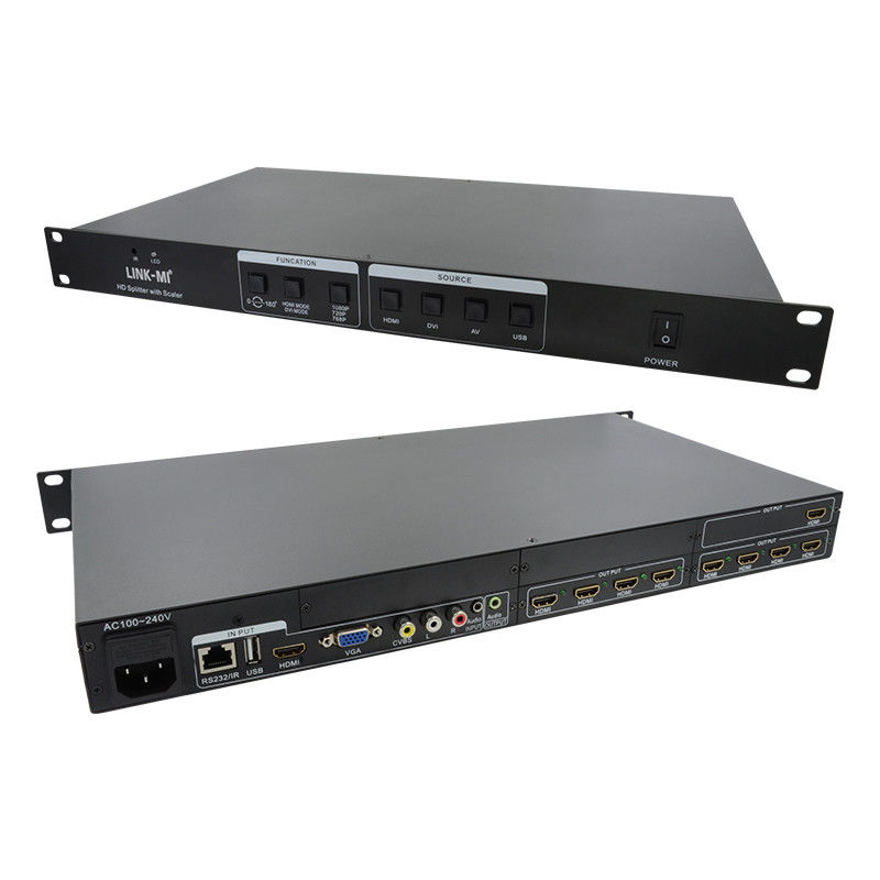 4X20 HDMI Splitter 4K مع Scaler Hdmi Audio Splitter 4k 4 إلى 20 قناة