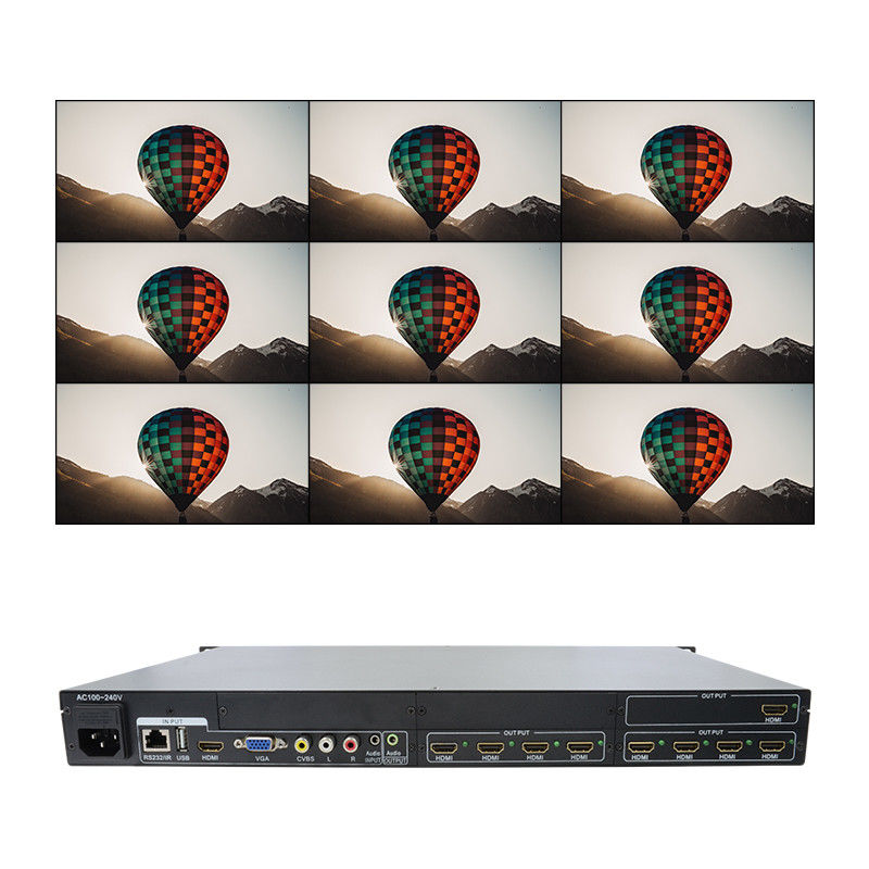 4X20 HDMI Splitter 4K مع Scaler Hdmi Audio Splitter 4k 4 إلى 20 قناة