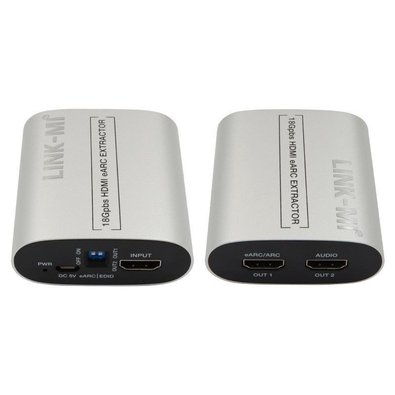 18 جيجابايت في الثانية HDMI Extractor Extractor 4K@60Hz CEC EDID HDMI EARC Audio Extractor Converter