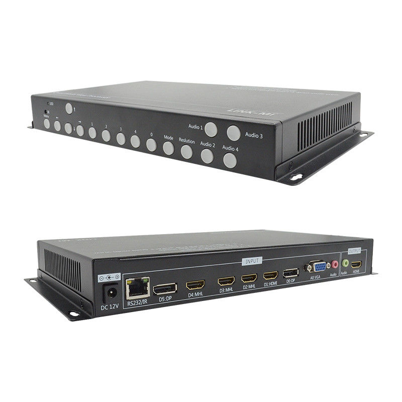 PIP POP HDMI Multi Viewer 4k 4x1 مع IR Remote Control RS232 التحكم في مركز التحكم