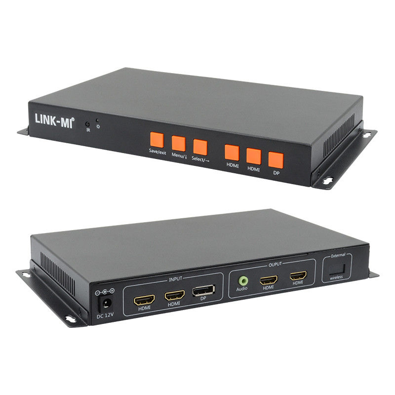 شاشة الهاتف وحدة تحكم حائط فيديو HDMI 90 180 270 درجة دوران معالج HDMI متعدد النوافذ