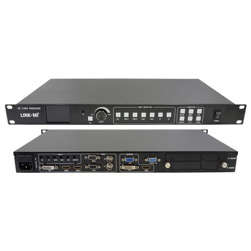 480i/P 576i/P حاسوب حائط فيديو HDMI 7 في 3 خارج معالج فيديو LED