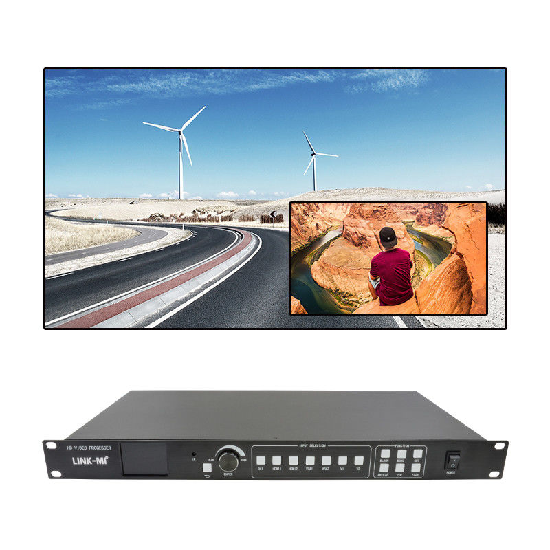 480i/P 576i/P حاسوب حائط فيديو HDMI 7 في 3 خارج معالج فيديو LED
