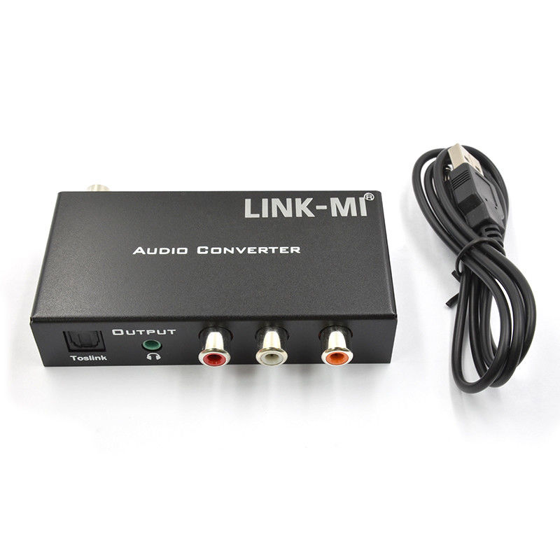 محول داك رقمية المحول الصوتي التناظري دعم HDMI ARC Toslink Coax الصوت الرقمي