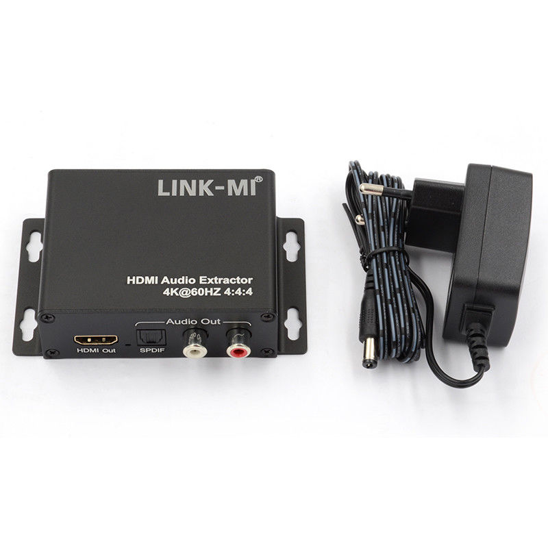 دعم مستخرج الصوت HDMI 18Gbps 4K 1080P EDID 3D لمستقبلات الأقمار الصناعية Apple TV