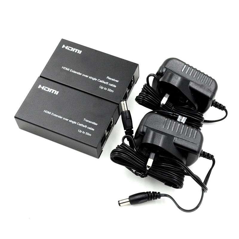 1080i SDI Extender 50m HDMI عبر Cat6 Cat5eCable مع دعم وظيفة EDID 1080P
