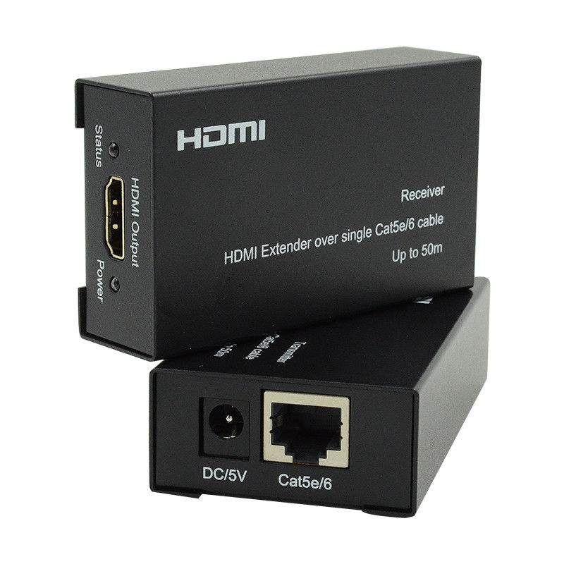 1080i SDI Extender 50m HDMI عبر Cat6 Cat5eCable مع دعم وظيفة EDID 1080P