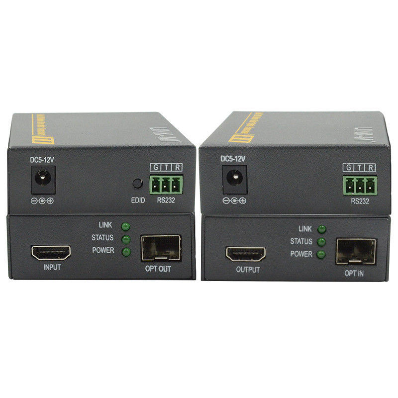 2km HDMI Fiber Optic Extender دعم 3D 4K EDID Video Extender عبر الألياف