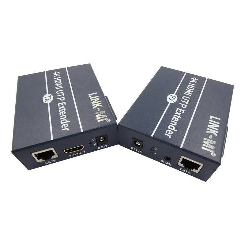 120m 4K HDMI Extender عبر كابل Cat6 Cat6e مع HDMI Loop Out IR Control