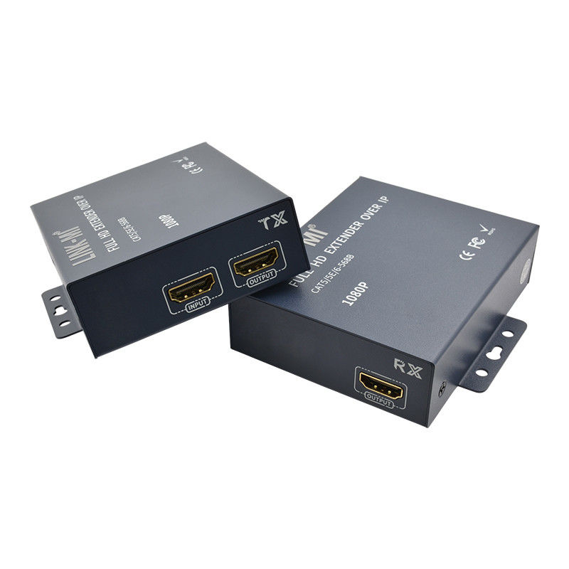 200M الموسع HDMI عبر TCP / IP 1080P دعم نقطة إلى نقطة إلى نقطة متعددة