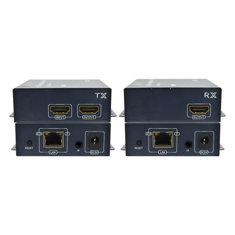 200M الموسع HDMI عبر TCP / IP 1080P دعم نقطة إلى نقطة إلى نقطة متعددة