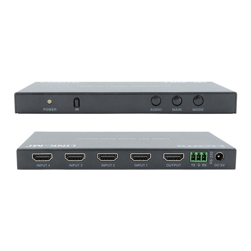 أداء عالي HDMI 4x1 Quad Multi Viewer HDMI 1.4b HDCP 1.4 و DVI متوافق