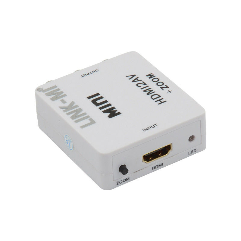 ميني HDMI إلى CVBS ميني HDMI إلى محول إشارة AV متوافق HDMI 1.3