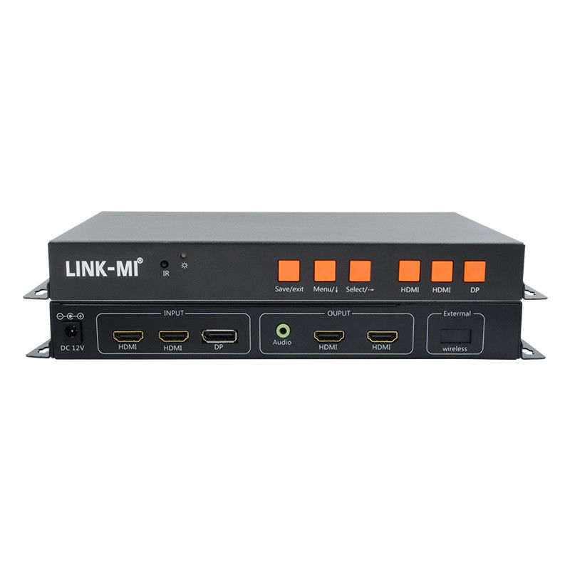 دعم جهاز تحكم جدار فيديو 4K للجهاز المحمول / HDMI / DP لدخول 2 شاشة