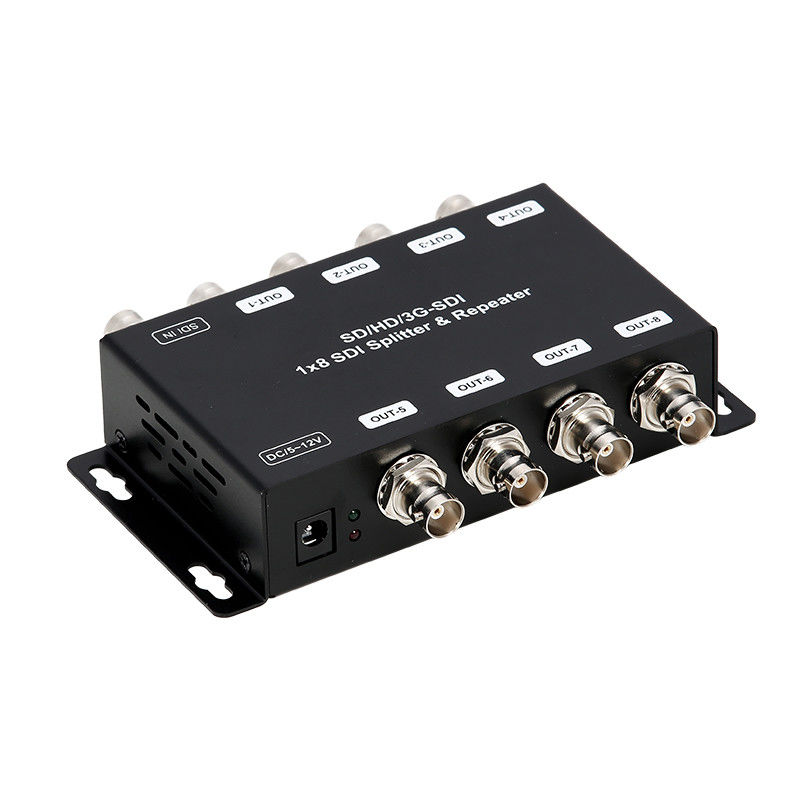 LM-SDI-108B 1 إلى 8 SD / HD / 3G-SDI مكبر التوزيع المتكرر مع 75 ohm الانسداد